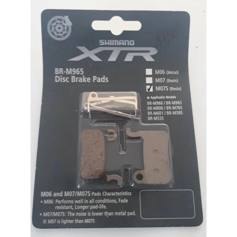 Plaquettes De Frein Shimano XTR BR-M965 Métal 1 Plaquettes De Frein Shimano XTR BR-M965 Métal